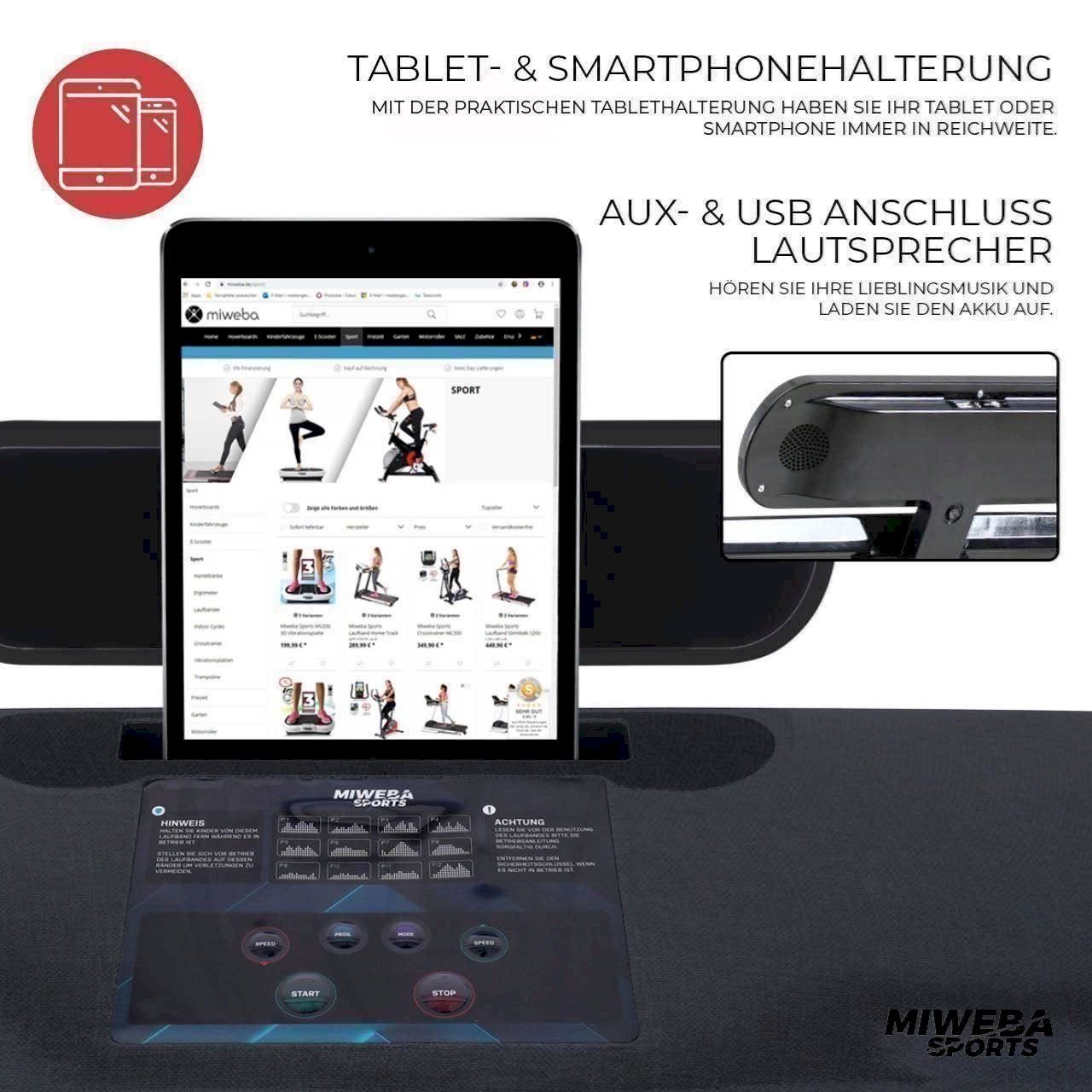 Hometrainer: Miweba elektrisches Laufband HT500 – Neu und originalverpackt aus Bottighofen von zaap 2