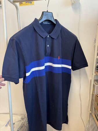 Polo Ralph Lauren Polo Shirt Dunkelblau XL Vintage NEU