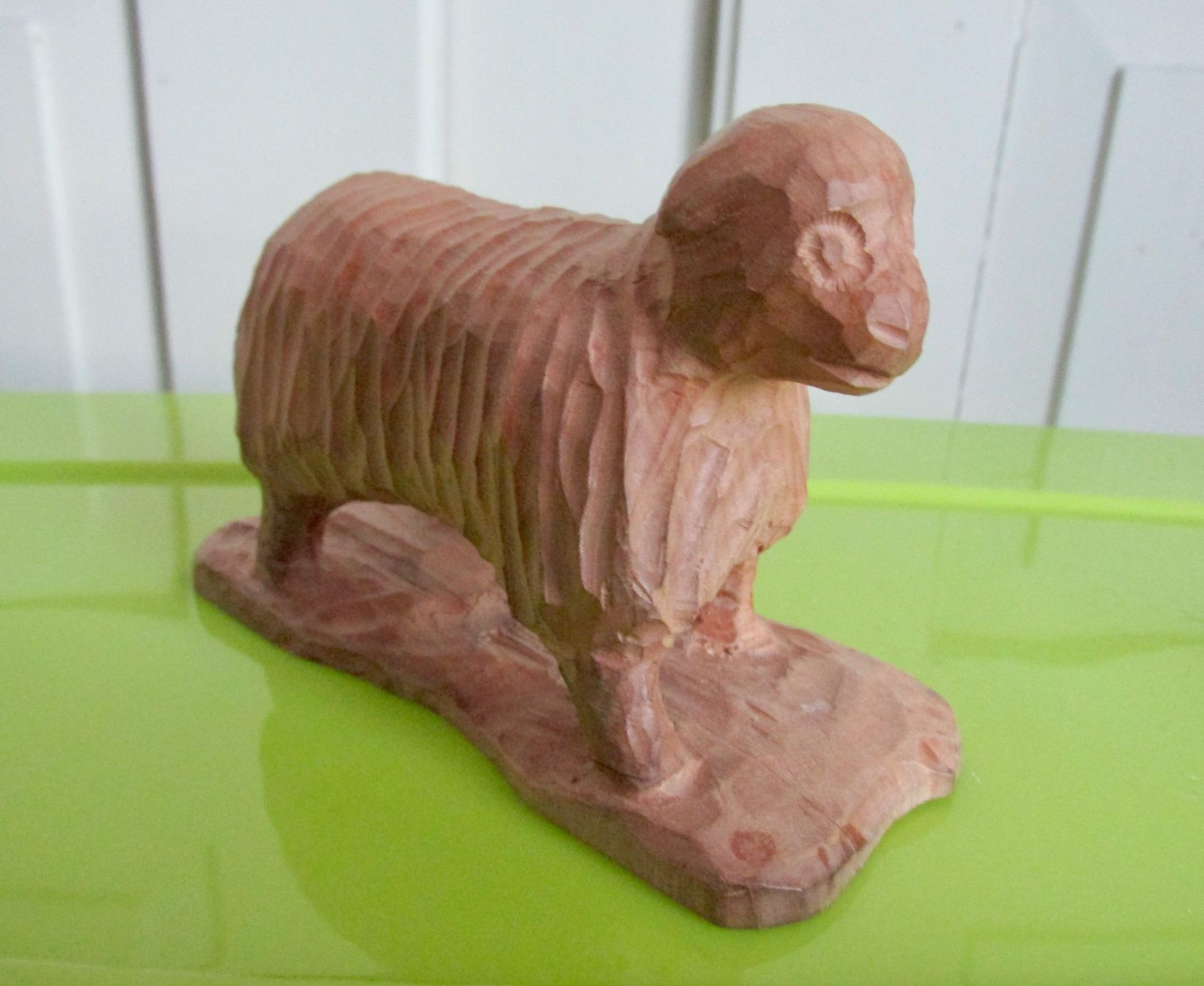 Statuette: geschnitzte Figur aus Holz: Schaf – Usato da Winterthur venduto da mat_q5d5 3