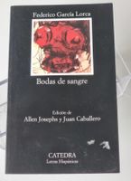 en español spanisch FEDERICO GARCIA LORCA: BODAS DE SANGRE