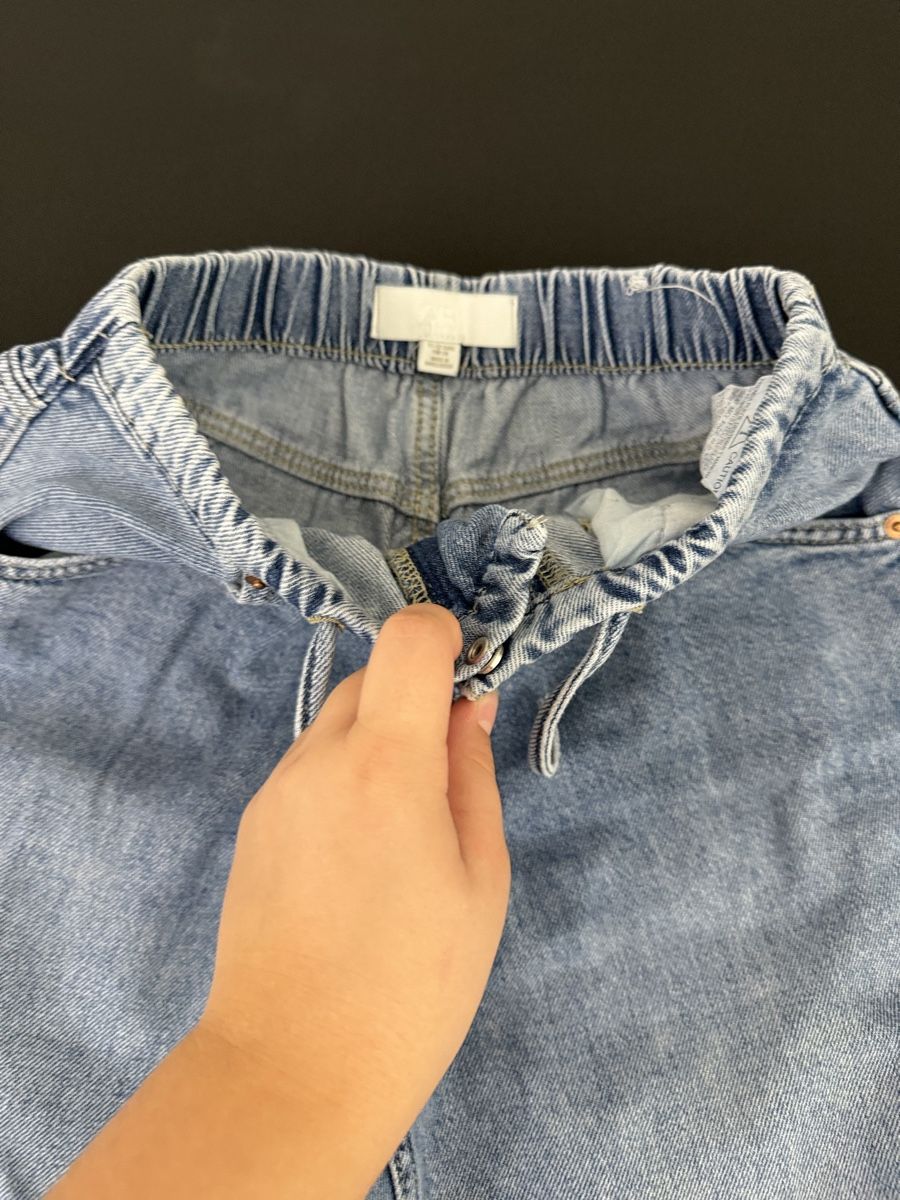 Pantalons: Jeans amples fille taille 146 élastique cordon bleu clair  – Neuf (Voir description) à Grand-Lancy par gio_yg9n 2