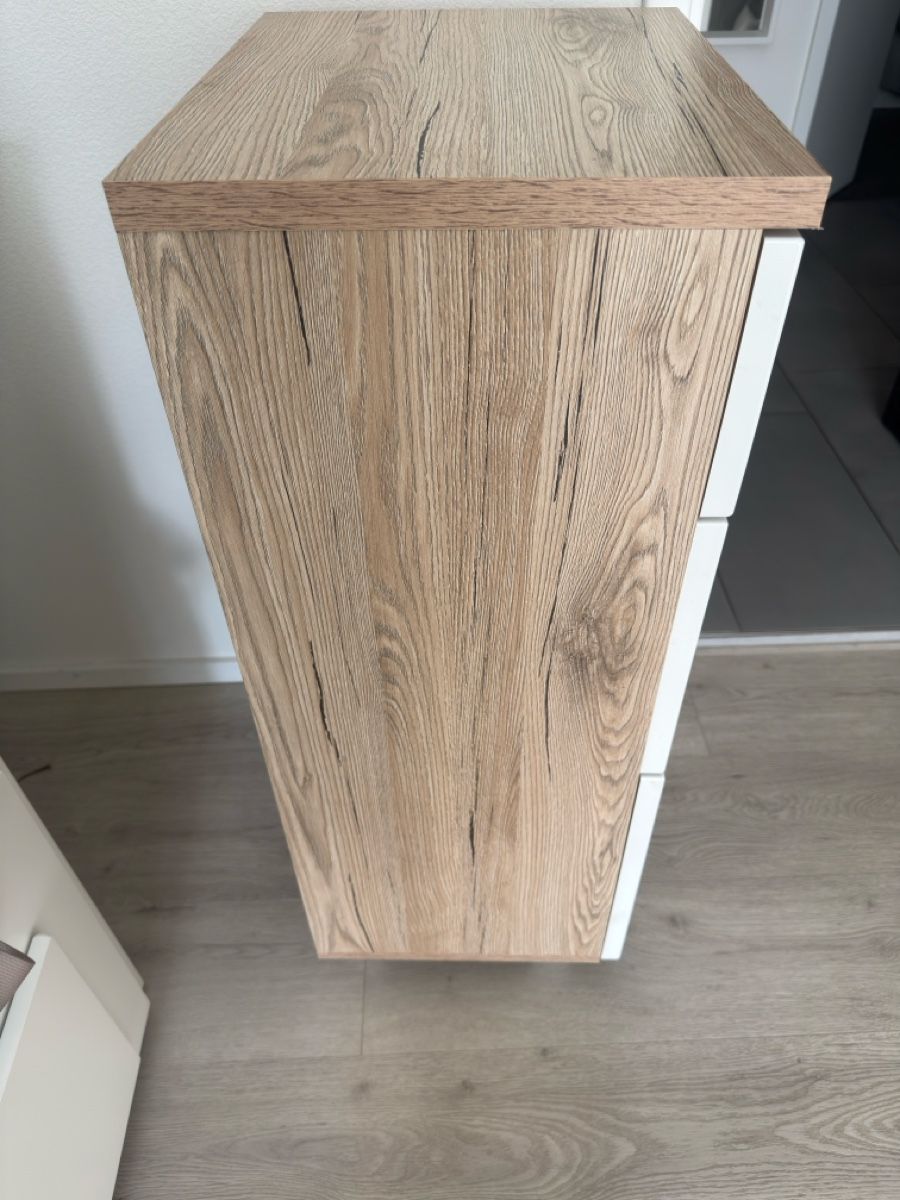 Kommoden: Kommode Schubladen Weiss Holzoptik – Gebraucht aus Arlesheim von Eli_77 3