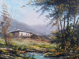 Nati Lloret - Ölbild Landschaft