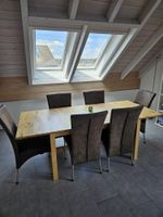 6 Stühle aus echtem Leder