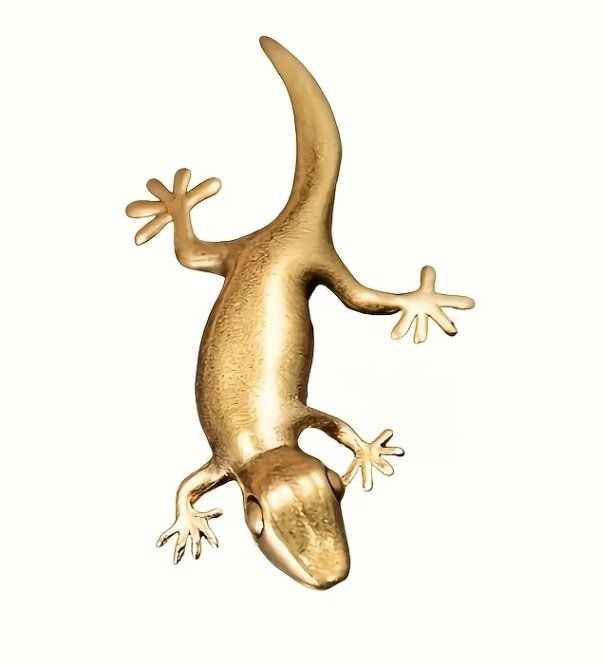 Statuette: Gecko aus Messing – Nuovo (secondo la descrizione) da Uerkheim venduto da Kaufoption 4