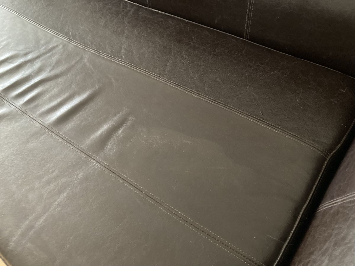 Ikea Sofas: IKEA KRAMFORS Ledersofa, braun – D'occasion à Urtenen - Schönbühl par vtr_l4nd 3
