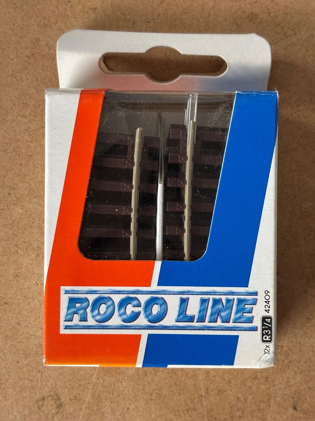 Roco Modellini di ferrovie: Roco Line 42409 gleis R3 1/4 – Nuovo e nell'imballaggio originale da Hauterive NE venduto da eriamch