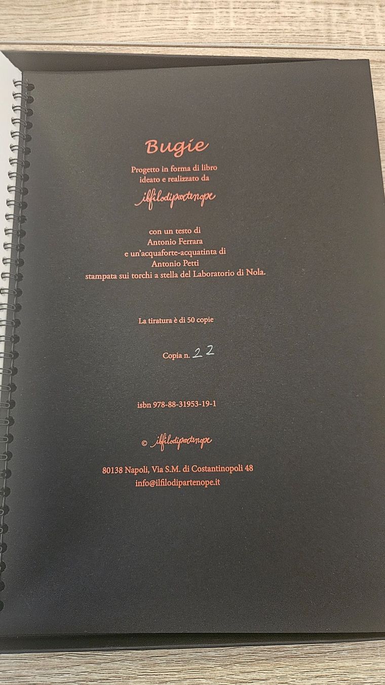 Bücher: Libro Sognonumerouno Bugie de Ilfilodipartenope #22 – Neu (gemäss Beschreibung) aus Melano von H-Sara 3