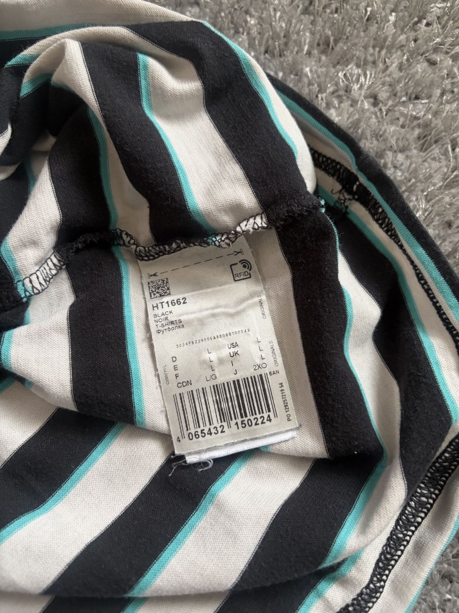 Adidas T-Shirts: Adidas Stripe T-Shirt, Size L – Gebraucht aus Brislach von edu_t6pq 4