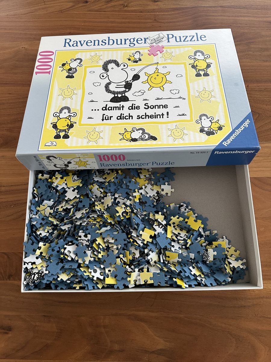 Ravensburger Puzzle: Ravensburger Puzzle - 1000 Teile - sheepword – Usato da Bürglen UR venduto da Amdeko 1