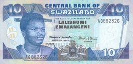 Swasiland 10 Lilangeni 1998 P-24c UNC