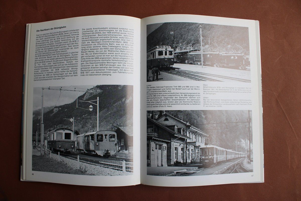 Libri: Die Brünigbahn : SBB auf schmaler Spur – Usato da Wettswil venduto da roma010 4
