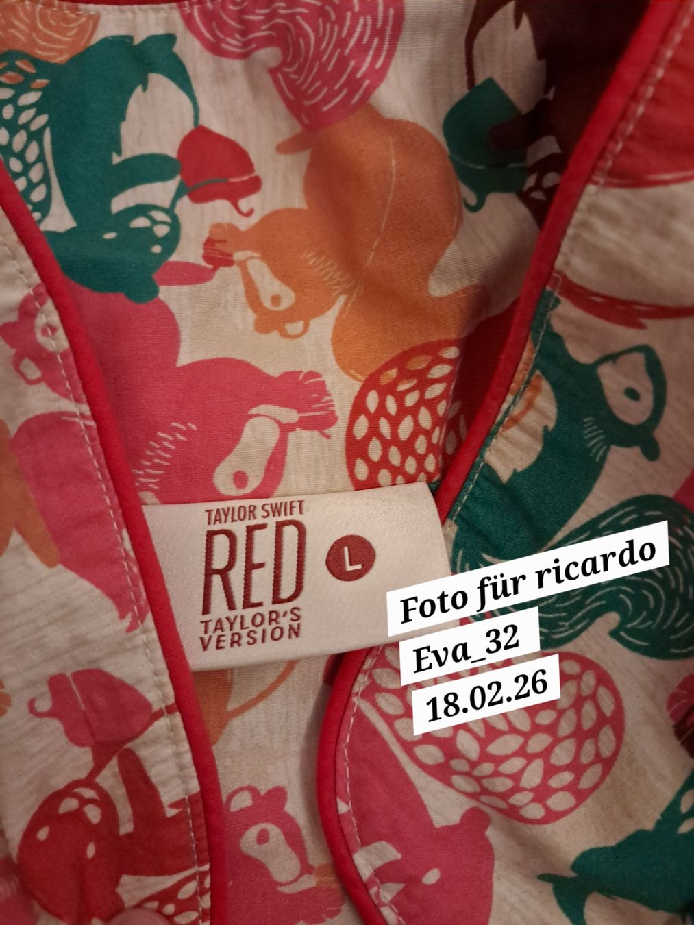 Pigiami: Taylor Swift - RED Pyjama Oberteil - L – Usato da Obfelden venduto da Eva_32 2