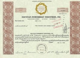Fountain Powerboat Industries, Inc. 1988