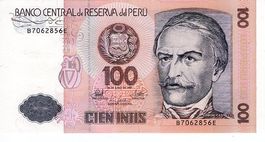 Banco Central de Reserva del Perú - Cien Intis - UNZ