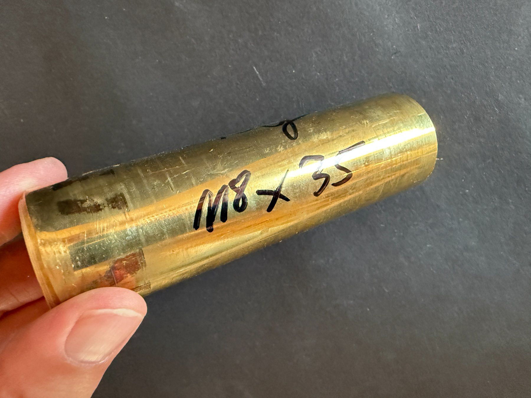 Piatti di portata: Messing-Stange, 118 x 35 mm, 945 g – Usato da Lützelflüh-Goldbach venduto da Napfnugget01 1