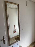 Spiegel mit verziertem Rahmen goldfarben ca. 100x30cm