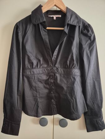 Schwarze Bluse Gr. M/38