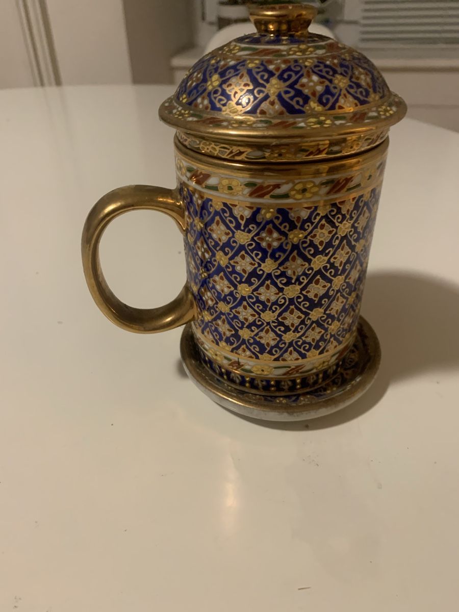 Tazze: Exotische Teetasse/Kaffeetasse. – Usato da Gebenstorf venduto da RetroFuture