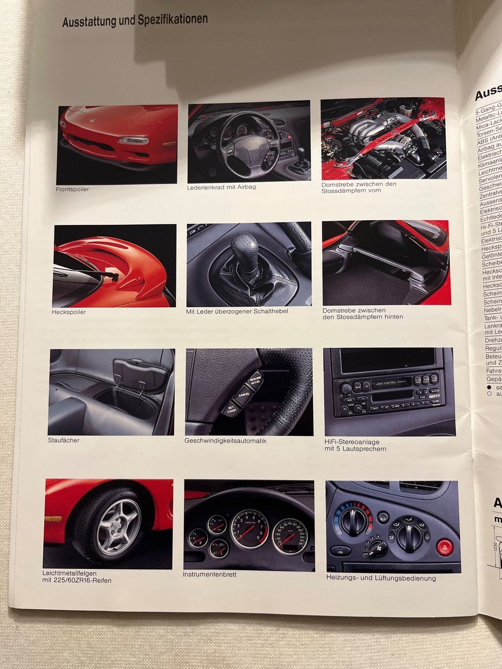 Documenti: Mazda RX-7 Prospekt – Usato da Goldach venduto da SSRConzept 2