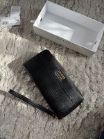 Guess Black Leather Wallet, New with Tag & Box! Stylish! (59