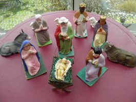 Weihnachtsfiguren, antik, ca. 1929