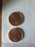 2 x 5 Kupfer Euro-Münzen 2018 Österreich, Löwenkraft