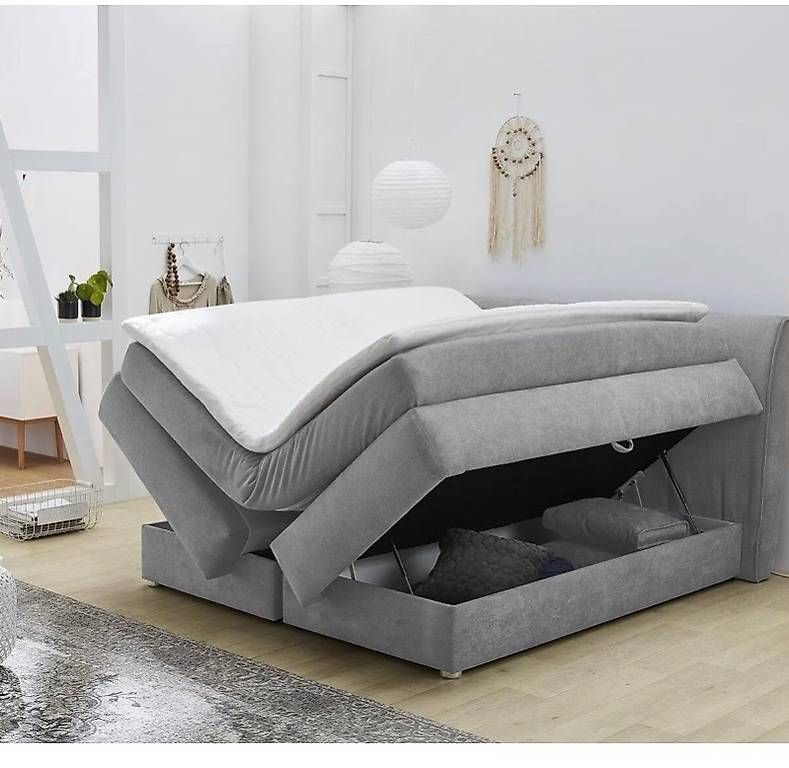Letti: Boxspringbett 180x200cm mit Viscoelastikschaumtopper – Usato da Kreuzlingen venduto da BirrS 1