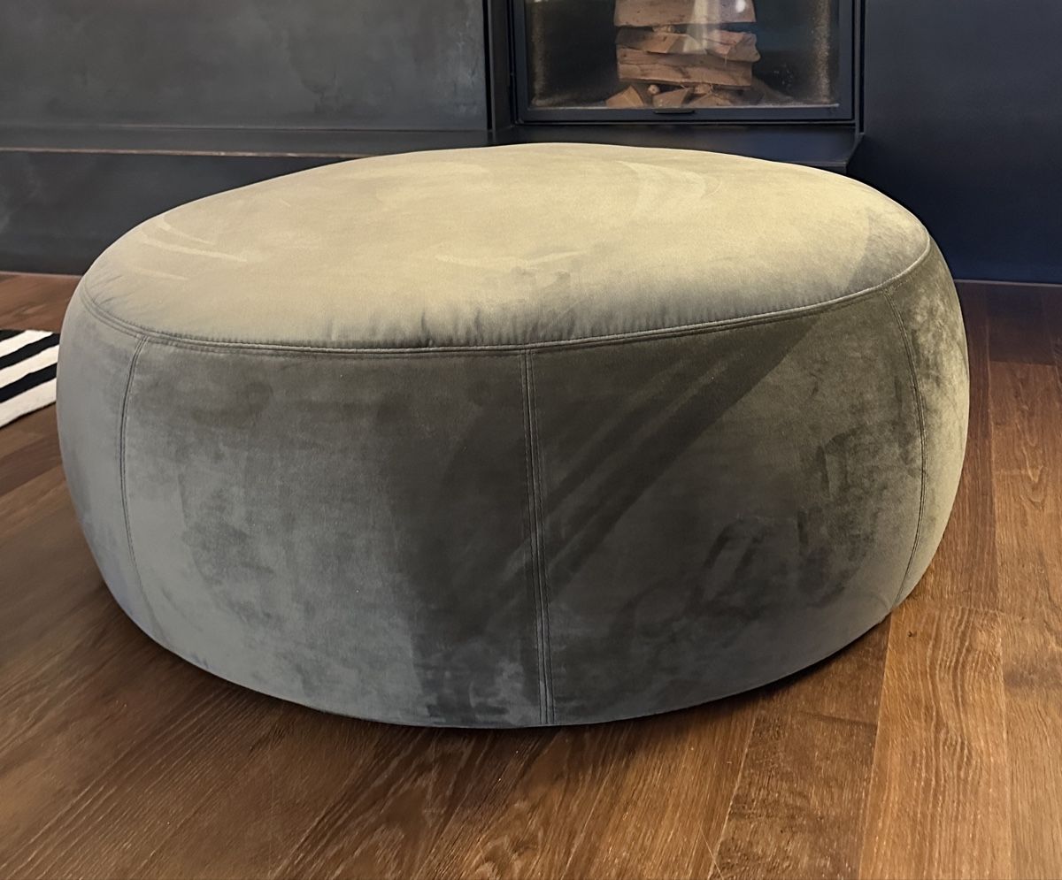 Maisons du monde Tabourets: Runder Hocker grün Samt  – D'occasion à Windisch par nin_rtk7