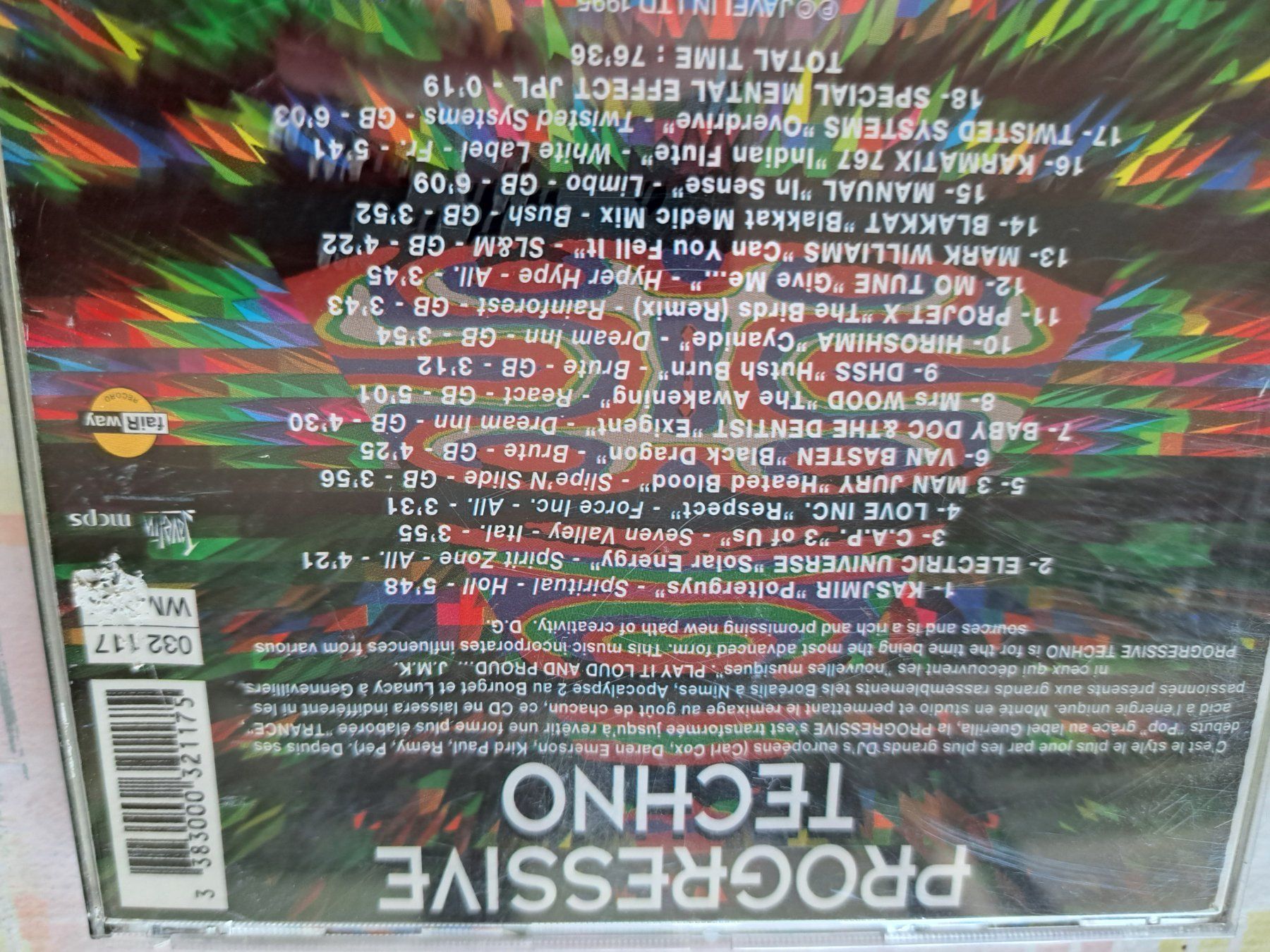 CDs: Cd Progressive techno volume 1 – D'occasion à Pully par bro_n52j 3