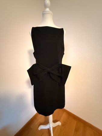 H&M Edition Black Bow Dress – Size M – Brand New