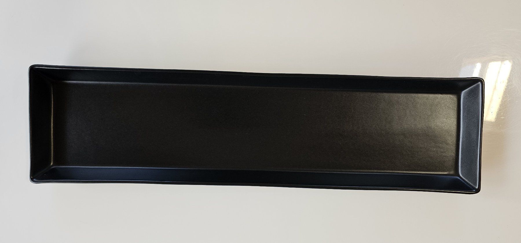 Ikea Piatti di portata: schwarze Keramikplatte / Dekoplatte / Servierplatte – Usato da Einigen venduto da Pretorius66