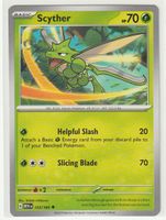 Pokémon 2023 Scyther (123/165) Scarlet & Violet Mew 151
