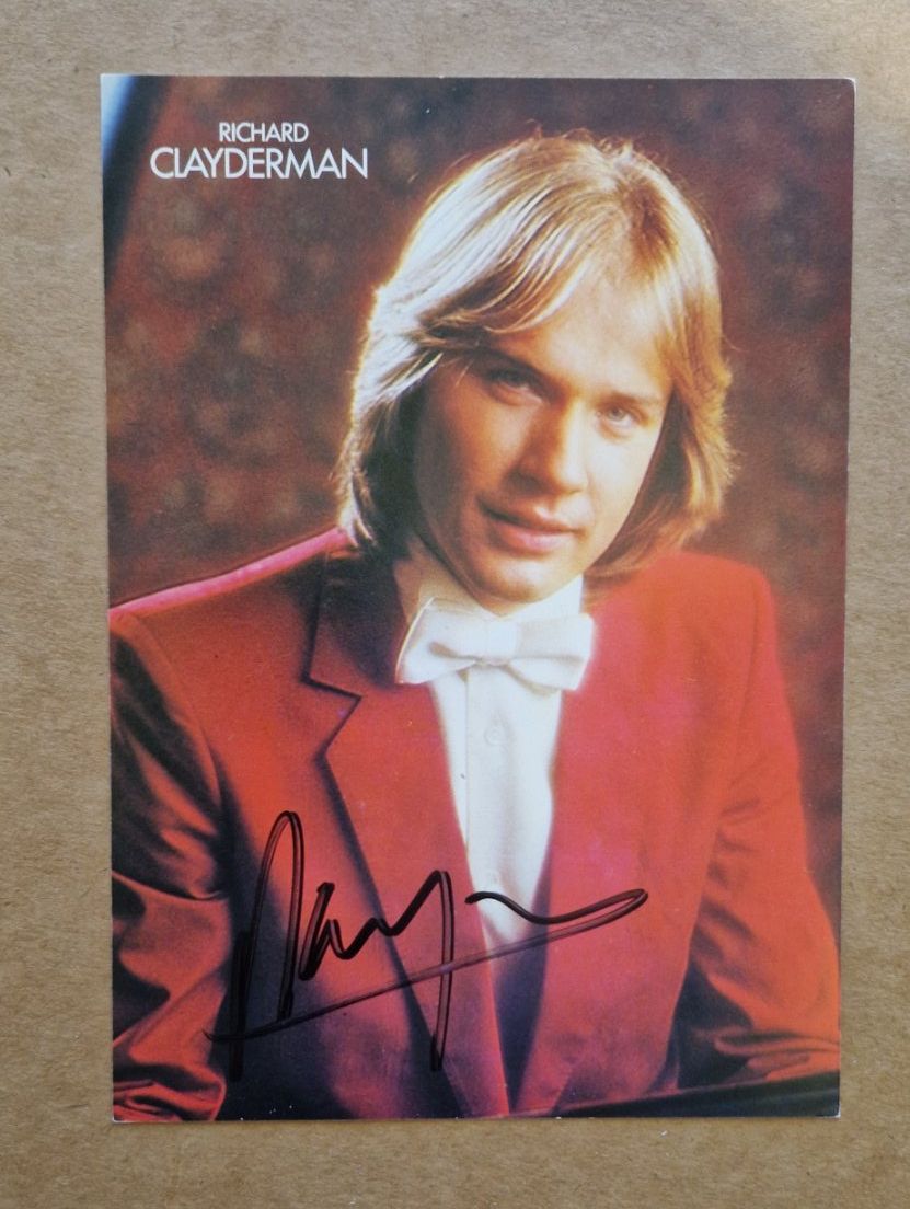 Autografi: Richard Clayderman - handsigniert – Usato da Menziken venduto da Autogramme