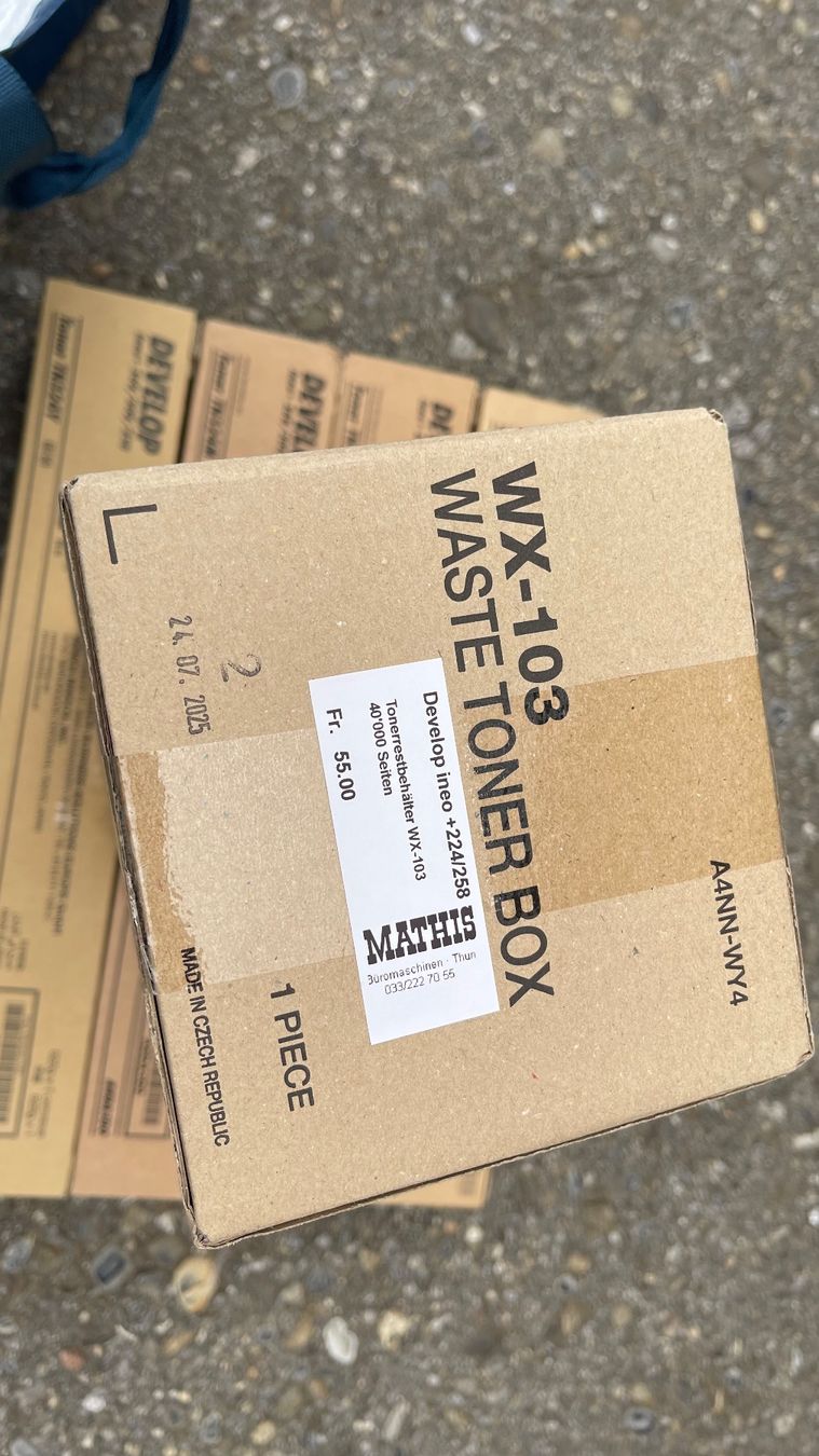 Behälter & Ähnliches: Develop Tonerrestbehälter WX-103 original – Neu und originalverpackt aus Ittigen von raphilou