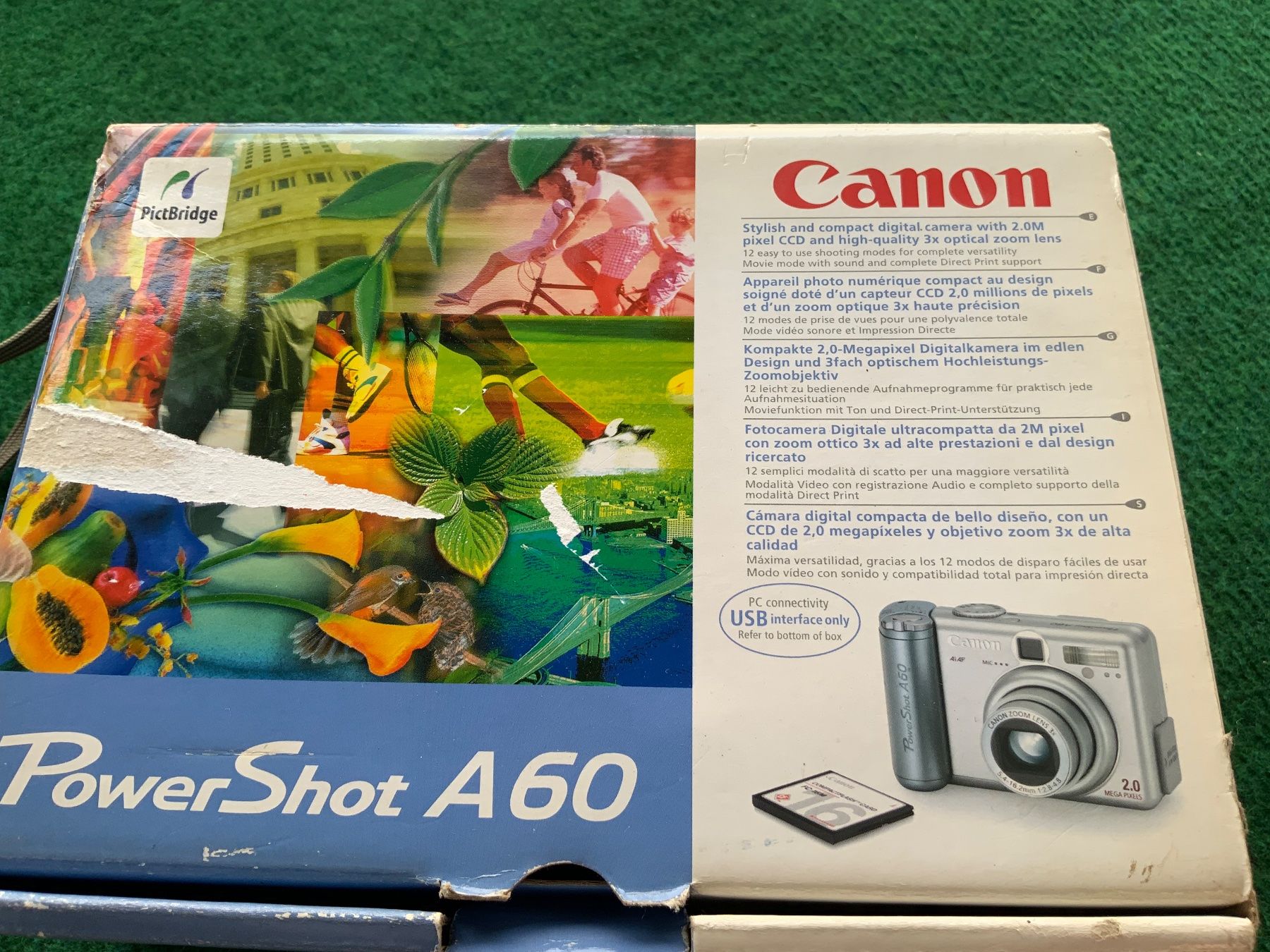 Canon Fotocamera: Canon PowerShot A60 Digitalkamera mit Originalverpackung – Usato da Schübelbach venduto da Hecht11. 2