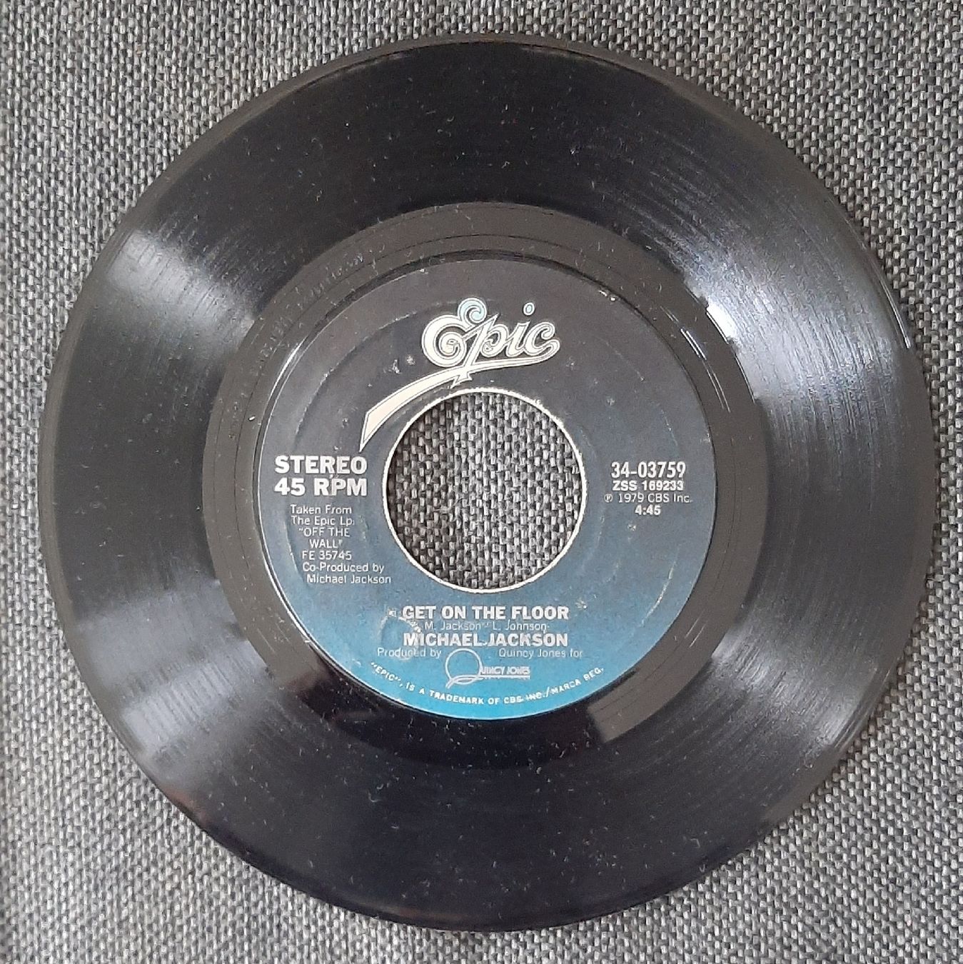 Dischi in vinile: Michael Jackson - Beat it/Get On The Floor, 7" USA press '79 – Usato da Watt venduto da Tomaf