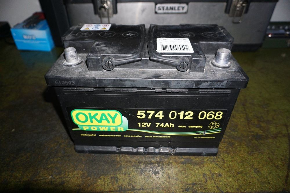 Starterbatterie 12V/74Ah/680A Autobatterie