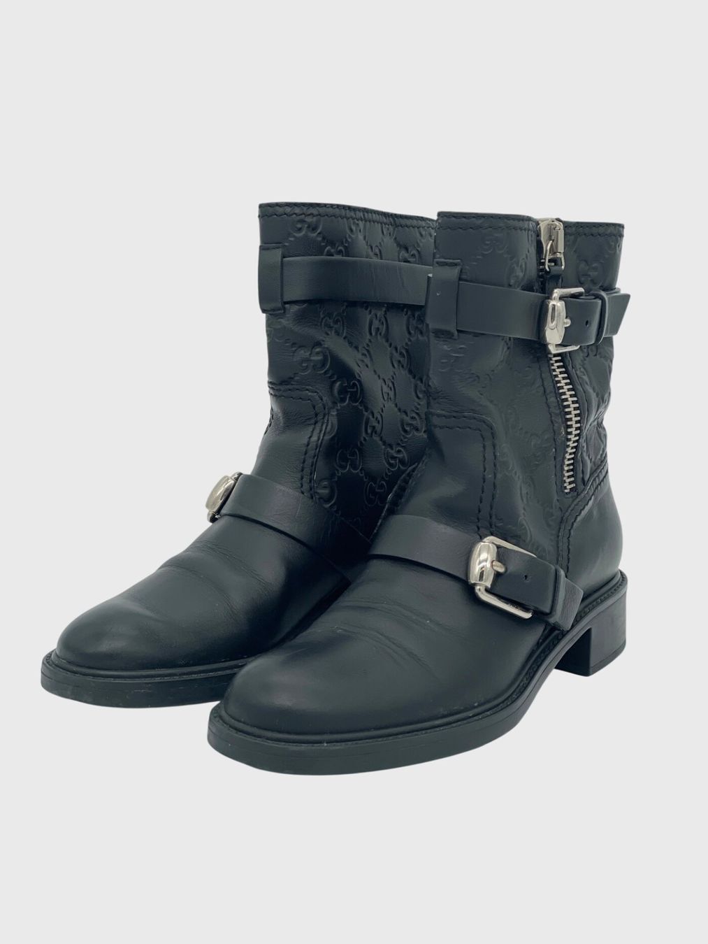 Gucci Damenschuhe: Gucci Leather Ankle Boot EU 36 Schwarz – Gebraucht aus Zürich von shoe_shop 2