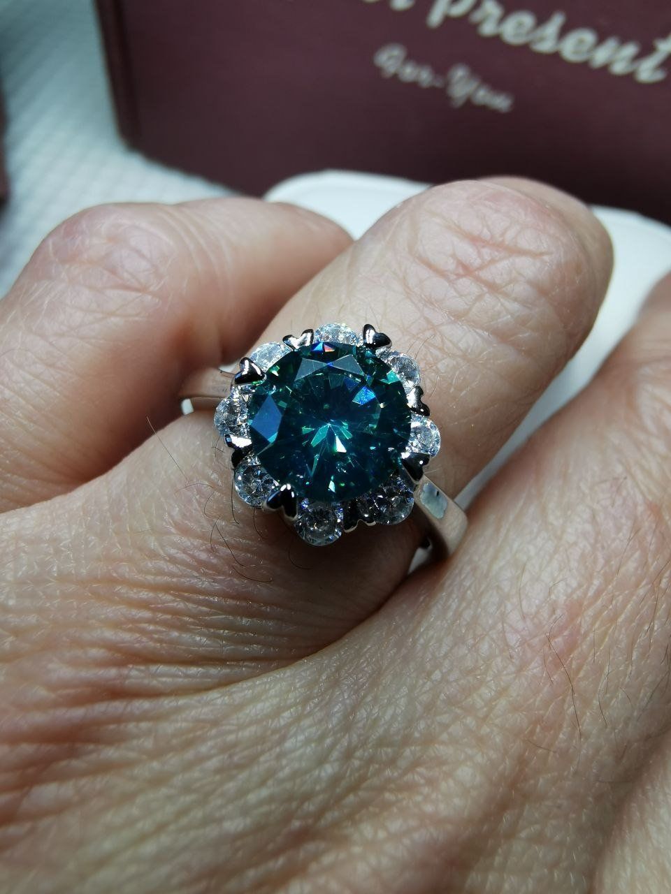 Anelli: Bague avec zircons – Nuovo e nell'imballaggio originale da Reconvilier venduto da Tsma67 5
