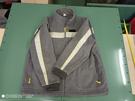 Reha Tex Fleecejacke Herren grau Grösse 124 128