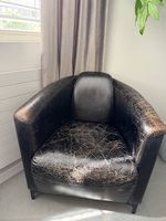 Hochwertiger Echtleder-Sessel von Interio  Vintage-Look
