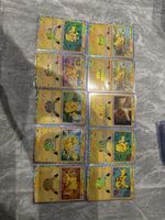 10 Pokemon Pikachu Sammelkarten Set Holo gebraucht