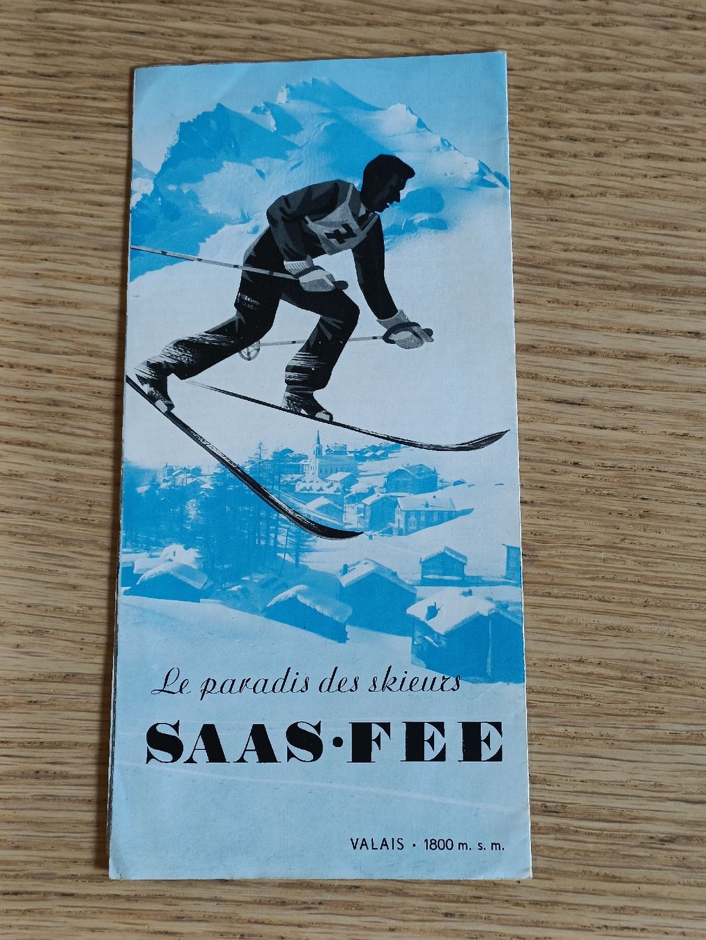 Documenti: Alter Prospekt / Saas Fee VS - Ausgabe ca. 1939 – Usato da Brugg AG venduto da Ente015
