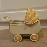 Niedlicher Maileg Puppenwagen, Metall, Top Zustand!
