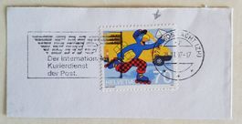 4058) 913.1.01, Globi, Abart blauer Punkt im Fenster Kt. 100