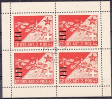 Artillerie-Beobachter 4/3 gestempelt Cp.Obs.Art.2. Kat.50.-