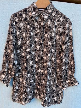 Vintage STURZENEGGER Switzerland Seiden Bluse Gr. 38
