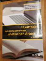 Leitfaden zum Verfassen einer juristischen Arbeit, 5 Auflage