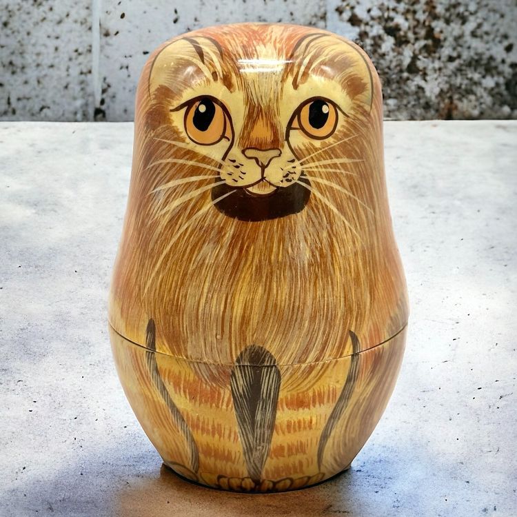 Pot Vintage Russe Khokhloma Années 70 - Peint à la Main - Collection